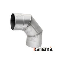 Отвод EcoFlue нерж 1мм диаметр 150 угол 90