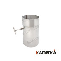 Шибер EcoFlue 0,5мм нержавейка, диаметр 200