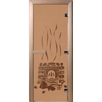 Дверь Doorwood Банька Бронза матовая