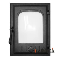 Дверца топочная стекло FireWay 250х350мм К403
